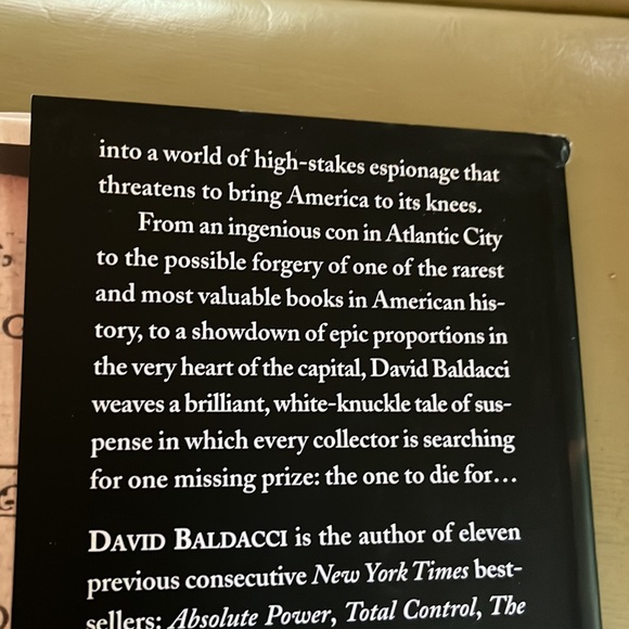 David Baldacchi’s new Nobel The Collectors - Picture 4 of 6